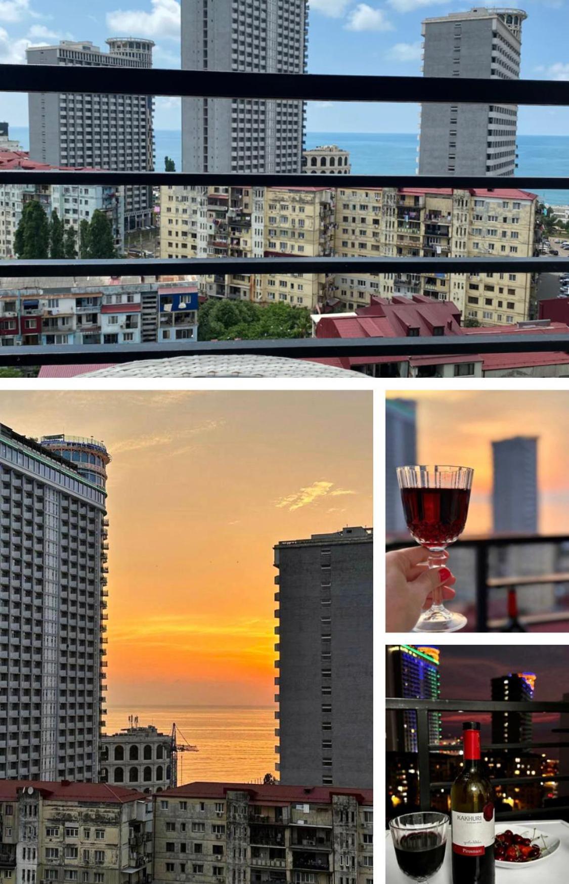 Apartamento Pirosmani 18D, 14 Floor Batumi Exterior foto
