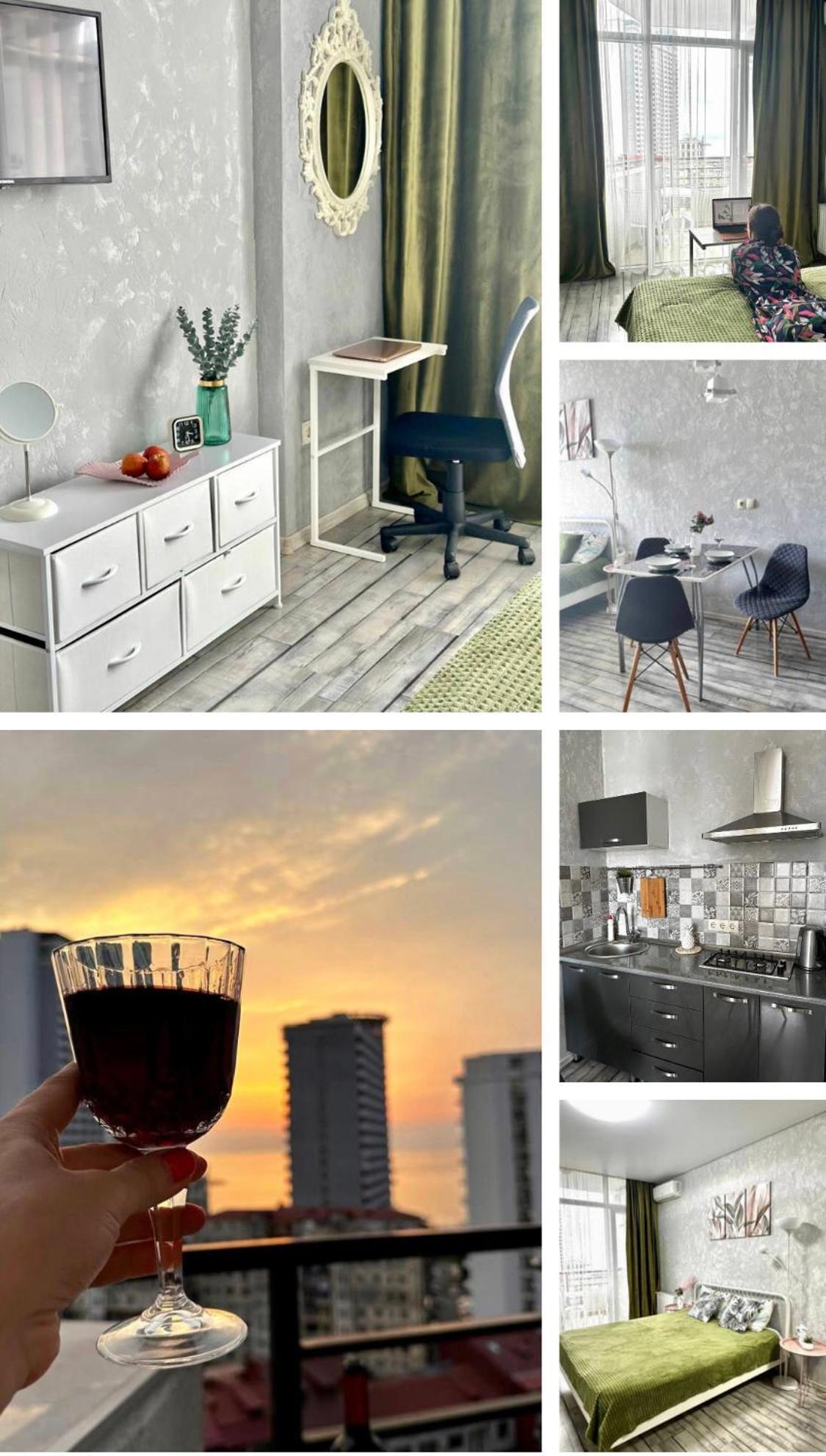 Apartamento Pirosmani 18D, 14 Floor Batumi Exterior foto